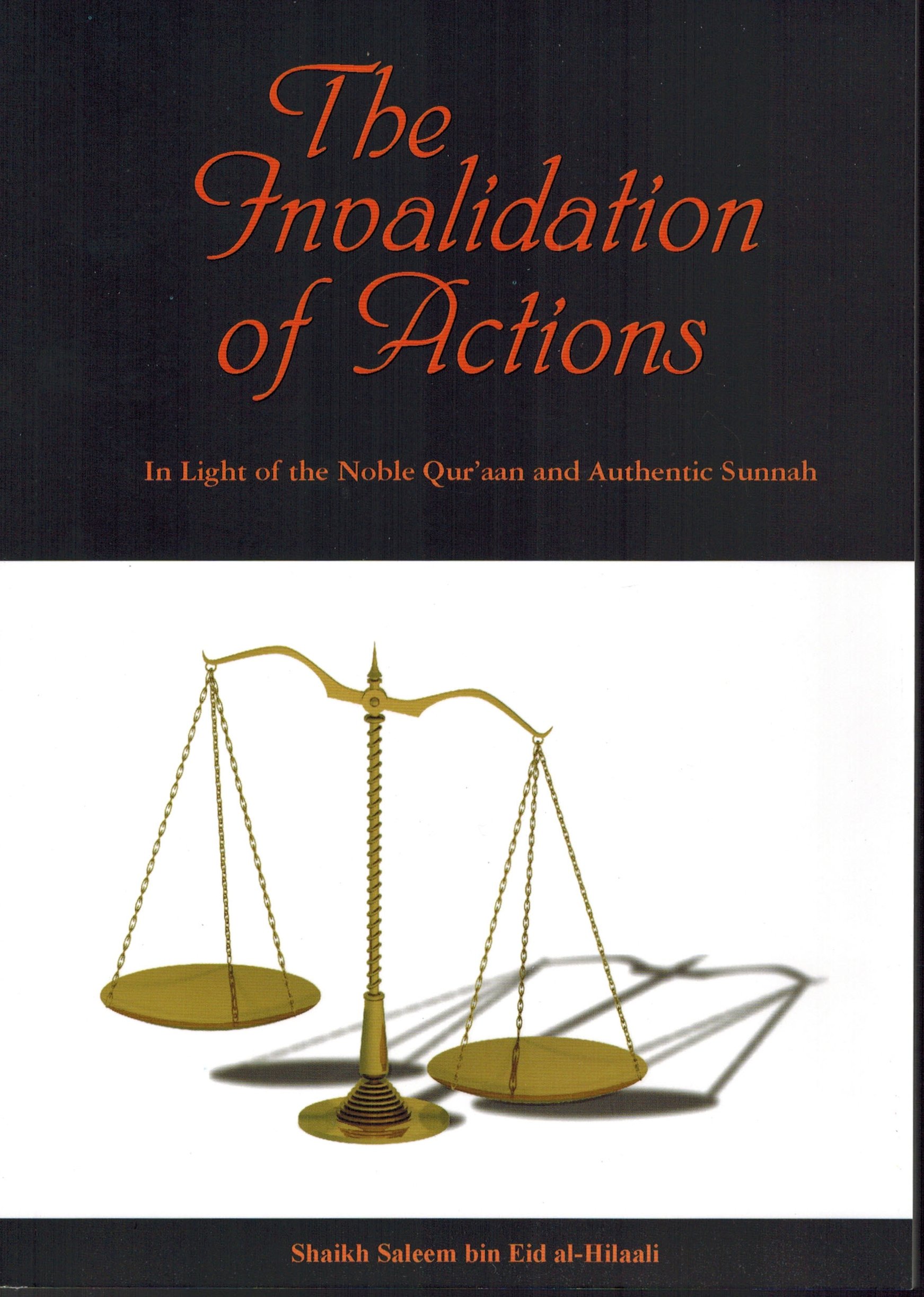 THE INVALIDATION OF ACTIONS