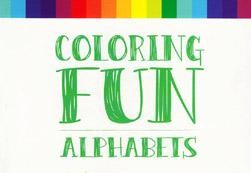 COLORING FUN ALPHABETS