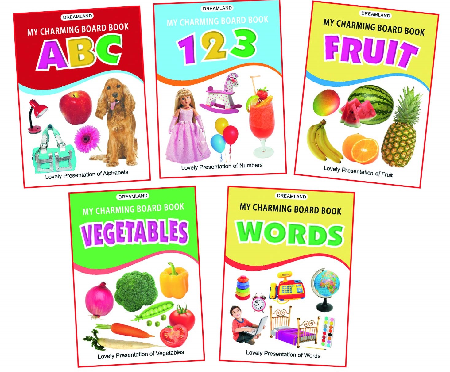 CHARMING BOARD BOOK - PACK (5 TITLES)