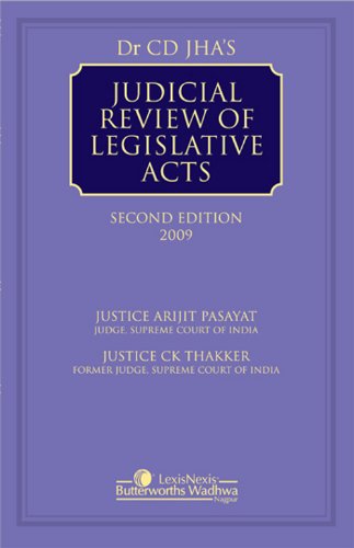 JUDICIAL REVIEW OF LEGISLATIVE ACTS -2ND ED