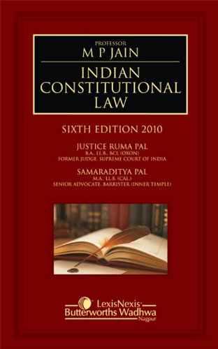 INDIAN CONSTITUTIONAL LAW -6TH ED