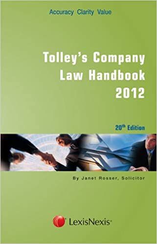 TOLLEY'S COMPANY LAW HANDBOOK
