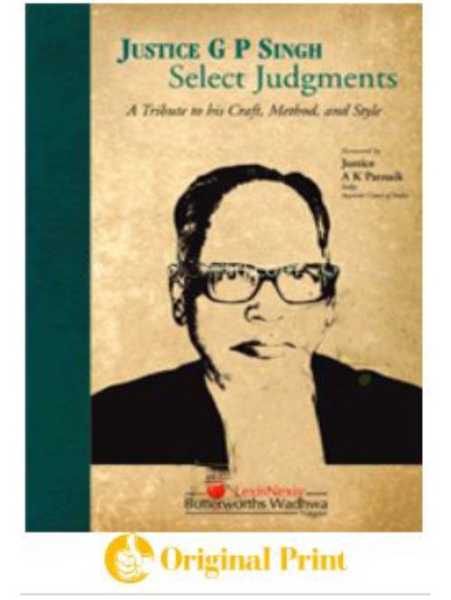 SELECT JUDGMENTS- A TRIBUTE TO HIS CRAFT, METHOD AND STYLE, EDN. 2012
