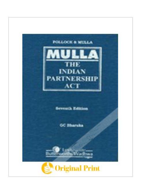 THE INDIAN PARTNERSHIP ACT -7TH ED