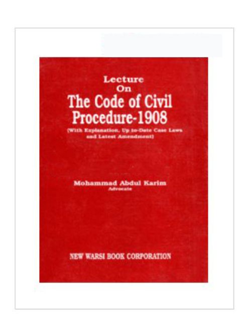 Lecture on The Code of Civil Procedure -1908
