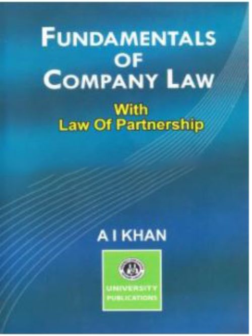 Fandamentals of Company Law With Law of Partnership