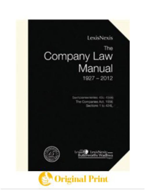 THE COMPANY LAW MANUAL (1927-2012) -2 VOLUMES