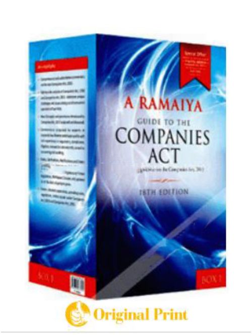 GUIDE TO THE COMPANIES ACT (PROVIDING GUIDANCE ON THE COMPANIES ACT, 2013): BOX 1 CONTAINING VOLUME 1, 2