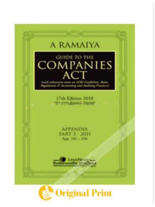 GUIDE TO COMPANIES ACT (SET OF 4 VOLUMES)