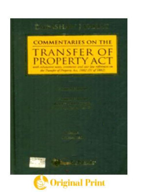 COMMENTARIES ON THE TRANSFER OF PROPERTY ACT - 2 VOLS