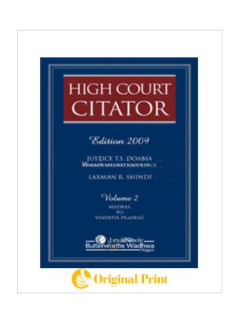 HIGH COURT CITATOR -2 VOLS.