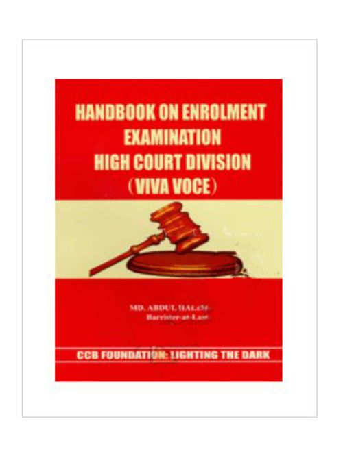 HANDBOOK ON ENROLMENT EXAMINATION HIGH COURT DIVISION (VIVA VOCE)