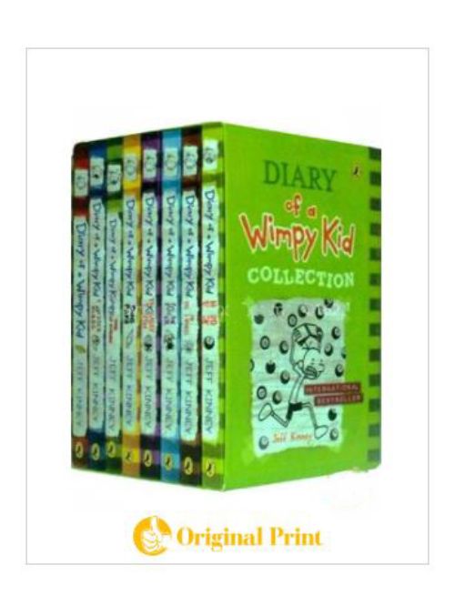 DIARY OF A WIMPY KID (SET OF 8 BOOKS)