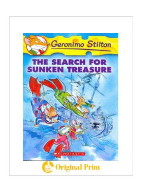 GERONIMO STILTON : 25 THE SEARCH FOR SUNKEN TREASURE