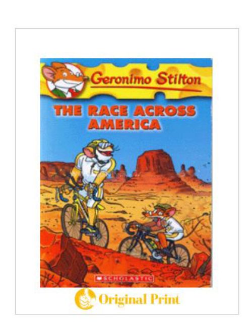 GERONIMO STILTON : 37 THE RACE ACROSS AMERICA