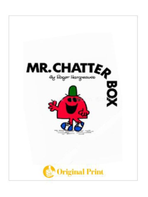 MR. CHATTERBOX (MR. MEN AND LITTLE MISS)