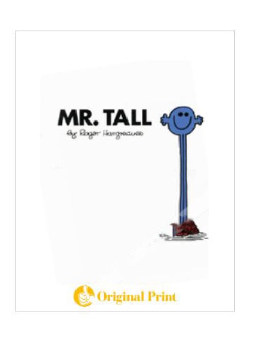 MR. TALL (MR. MEN AND LITTLE MISS)