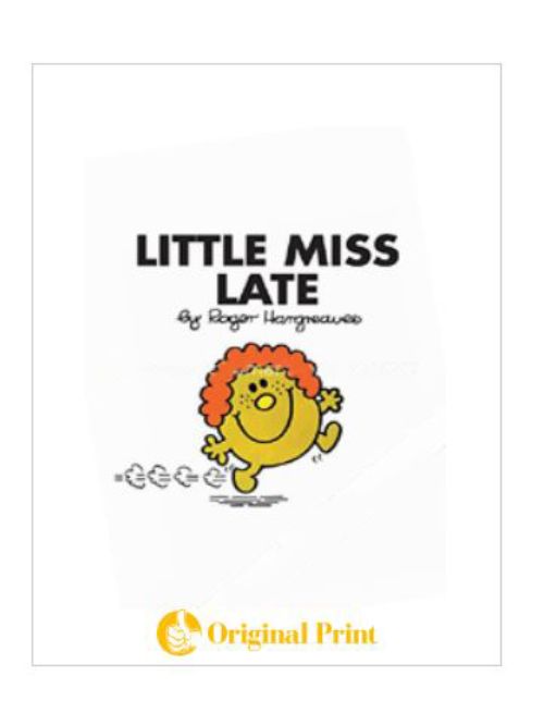 LITTLE MISS LATE (MR. MEN AND LITTLE MISS)