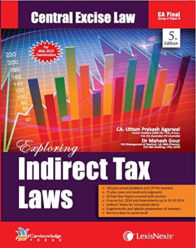 EXPLORING INDIRECT TAX LAWS - CENTRAL EXCISE LAW, CUSTOMS LAW AND SERVICE TAX - VOL. 3: CENTRAL EXCISE LAW, CUSTOMS LAW WITH FOREIGN TRADE POLICY ... 